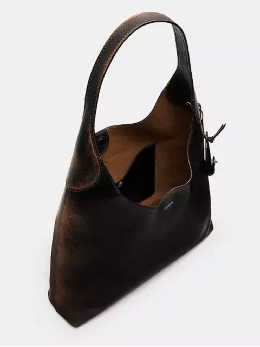 Coach Brooklyn 39 in Loved Leather With Charm Bundle - Picture 5 of 11